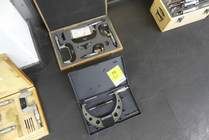 2x Mitutoyo Set mit Bügelmessschrauben